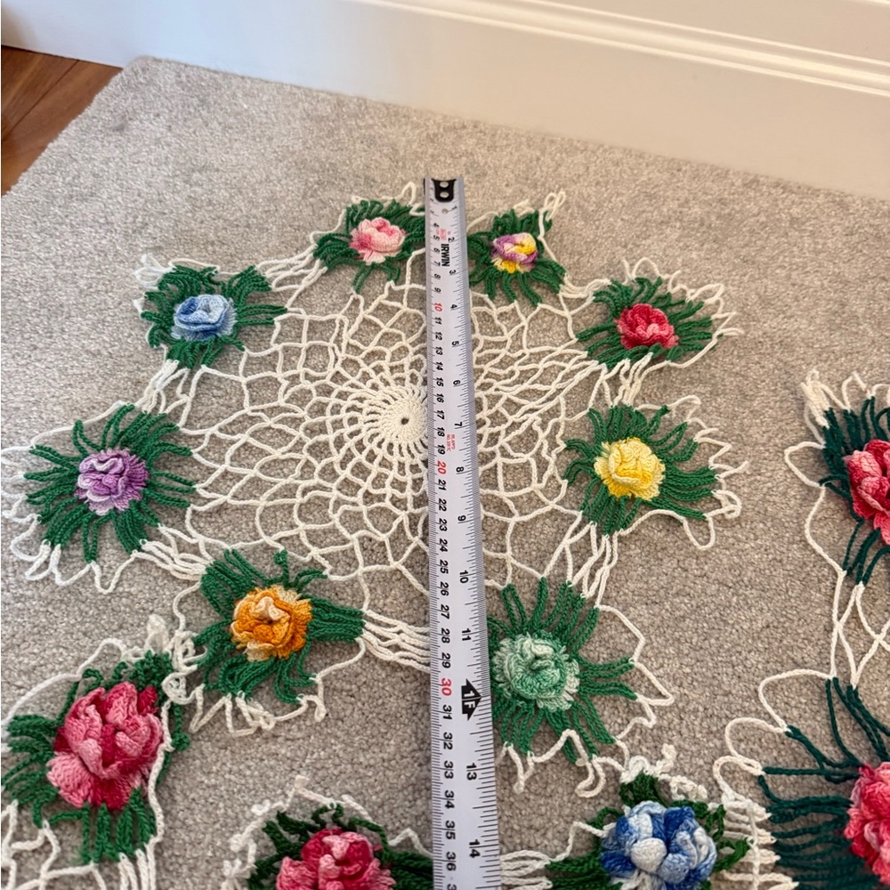 Floral Crochet handmade - Multicolor - Picture 4 of 4